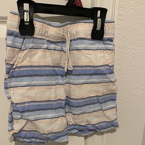 The Children's Place Blue and White Striped Shorts